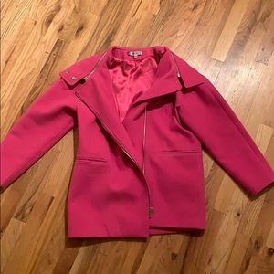 Pink pea coat